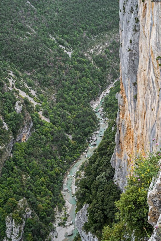 View into the Gorges du Verdon