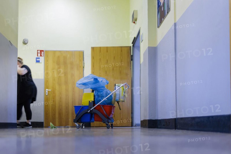 Cleaning of public buildings