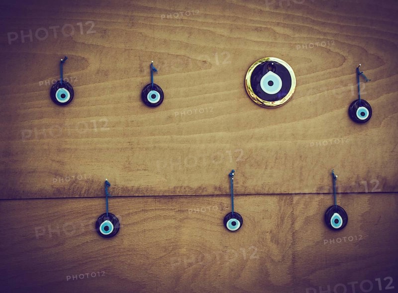Evil eye bead as Amulet souvenir from Turkey