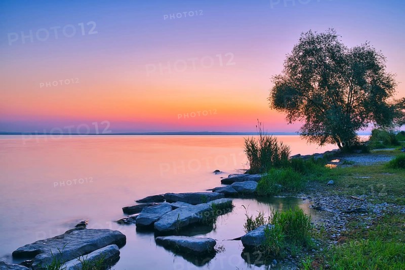 Lake Constance in front of sunrise