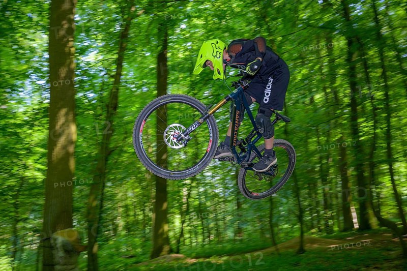 Mountain biker
