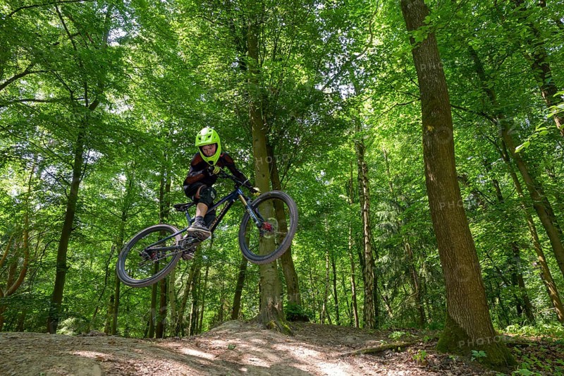 Mountain biker