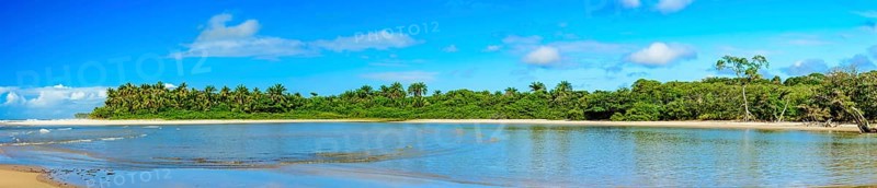 Panoramic photography with the river