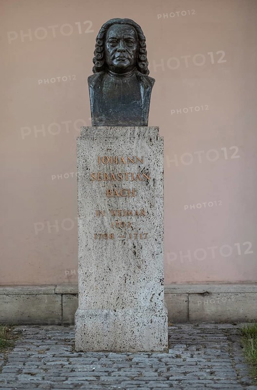 Monument to Johann Sebastian Bach with bust