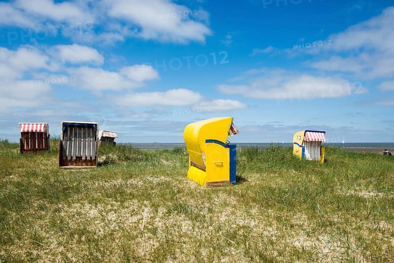 Beach chairs in the dunes