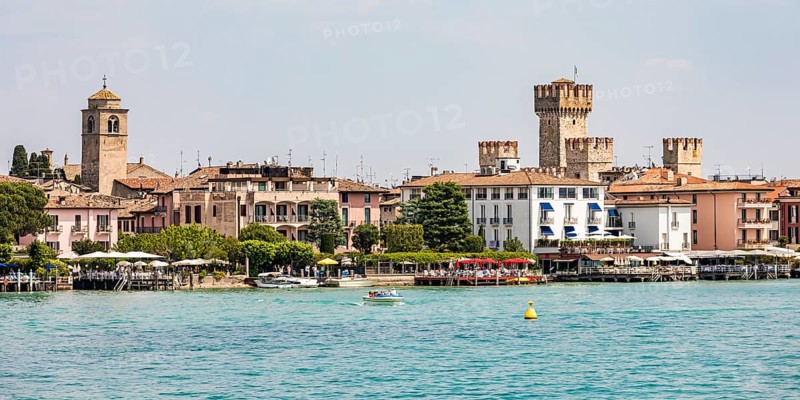 Sirmione with the Scaliger Castle on Lake Garda
