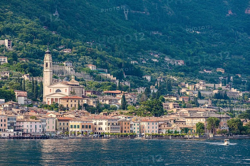 Village view of Gargnano on Lake Garda