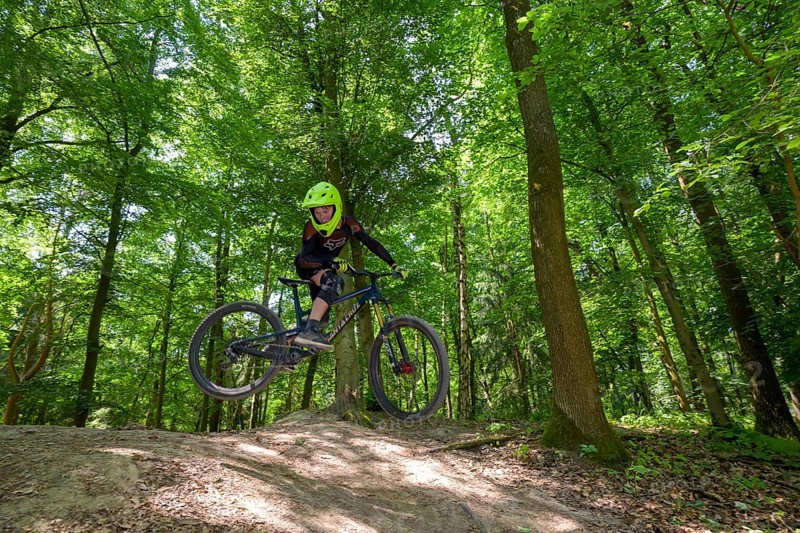 Mountain biker