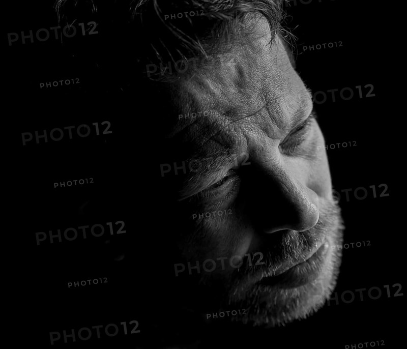 Headshot of a Mature Handsome Man with Beard in Switzerland