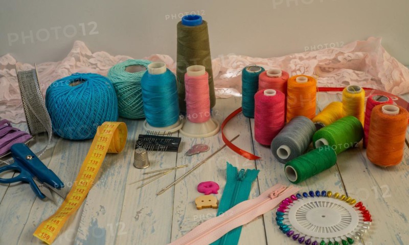 Sewing accessories for home sewing and clothing arrangements