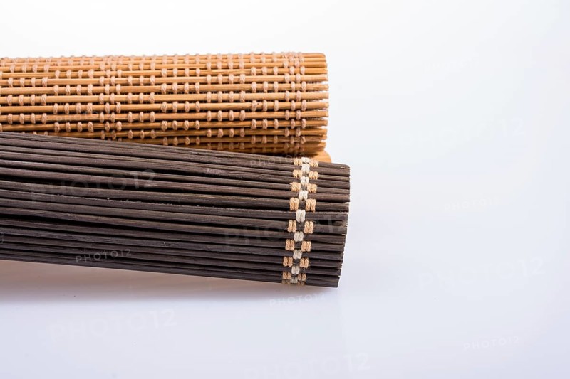 Bamboo mat as straw abstract texture pattern