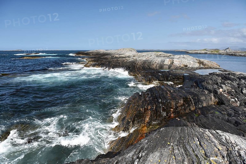 Archipelago Landscape on the Atlantic Road in Norway