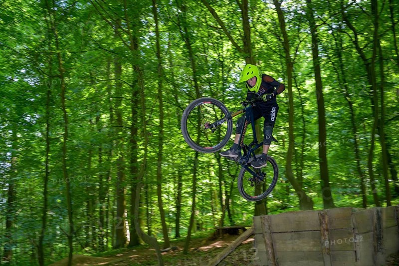 Mountain biker