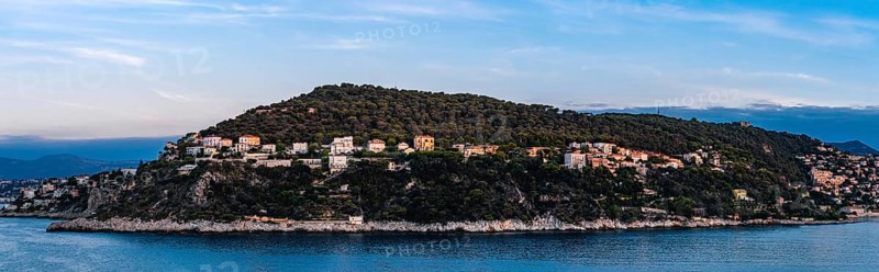 Sunrise over Harbor and Bay of Villefranche-sur-Mer