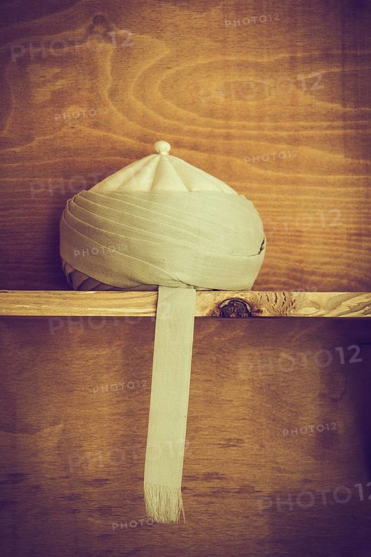 Ottoman fashion turban for sufi dervish man