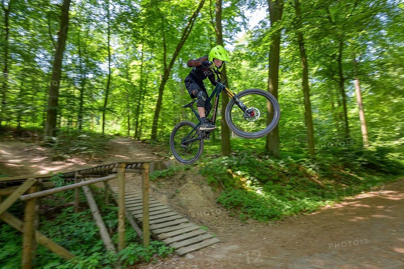 Mountain biker