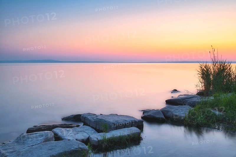 Lake Constance in front of sunrise