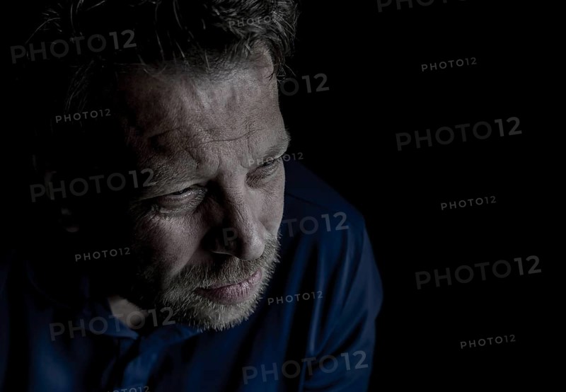 Headshot of a Mature Handsome Man with Beard in Switzerland