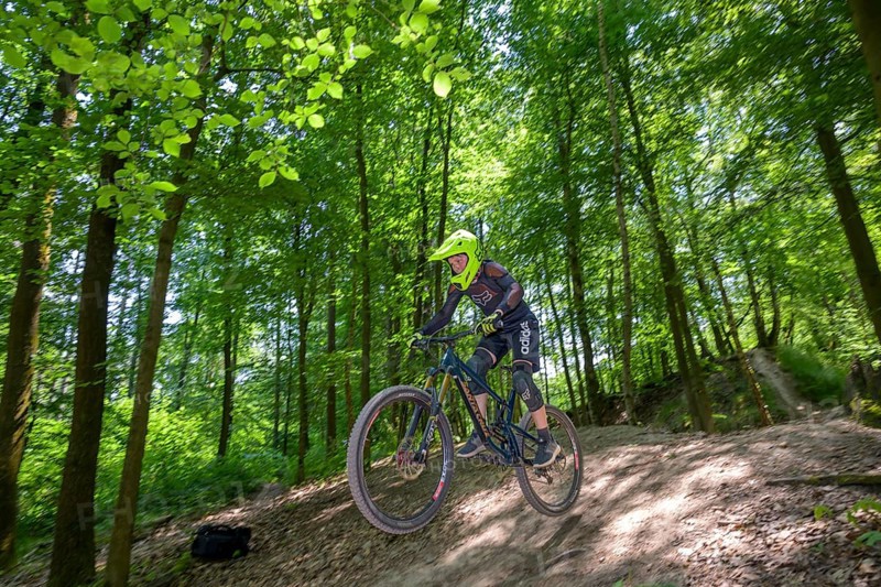 Mountain biker