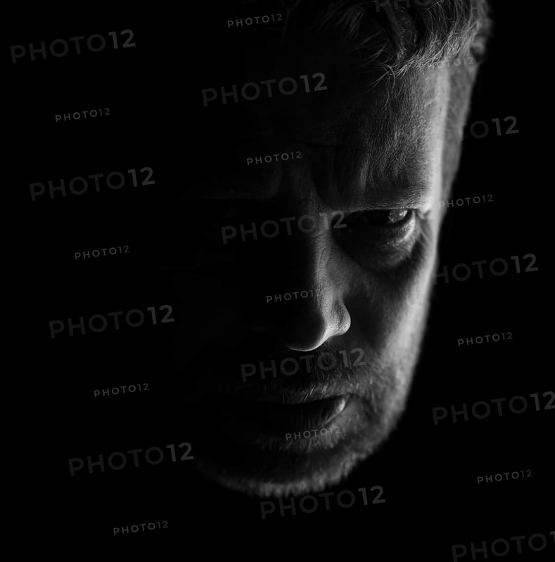 Headshot of a Mature Handsome Man with Beard in Switzerland