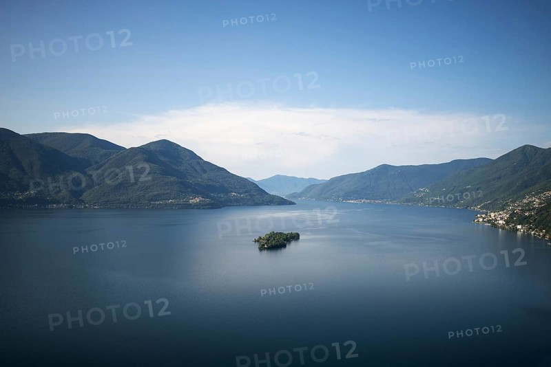 Brissago Islands on Alpine Lake Maggiore in Ticino