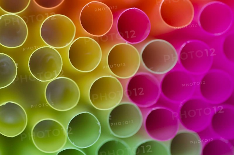 Colorful Straws Holes