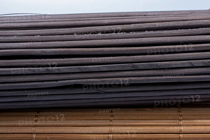 Bamboo mat as straw abstract texture pattern