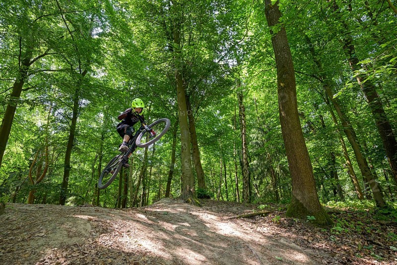 Mountain biker