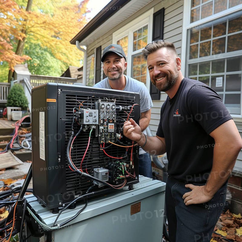 Handyman install a heat pump