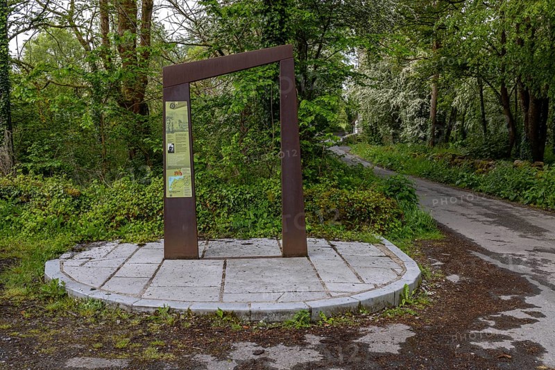 Information board at Thoor Ballylee Yeats Tower