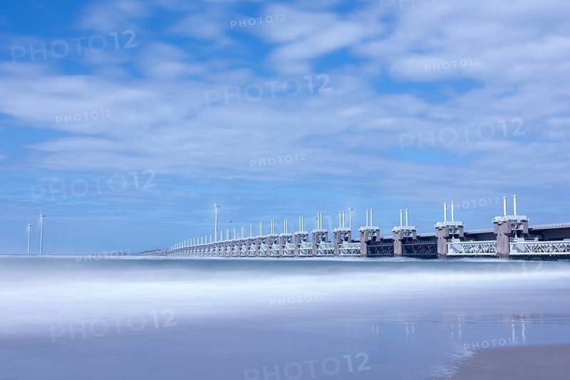 Oosterschelde Barrage from Banjaard Beach