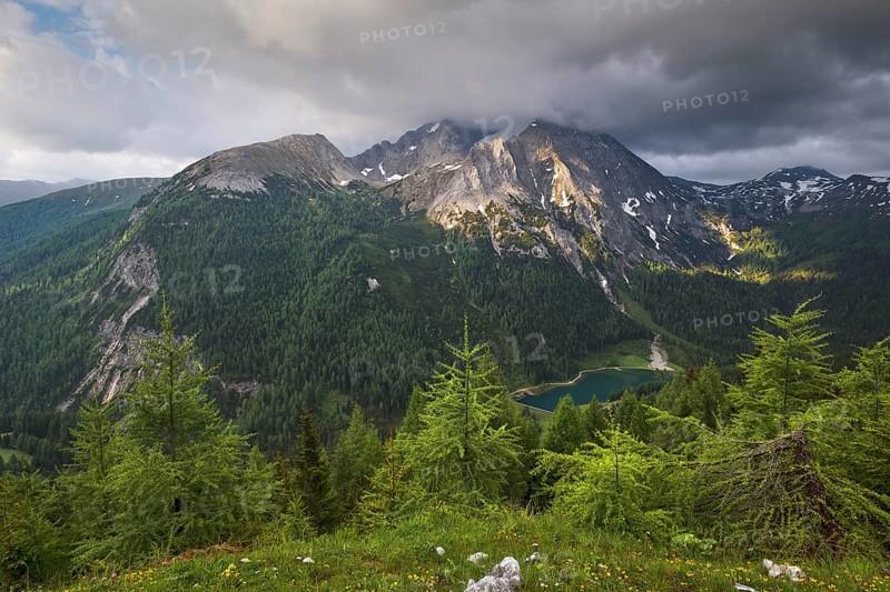 Schlierersee with Weisseck and Riedingspitz