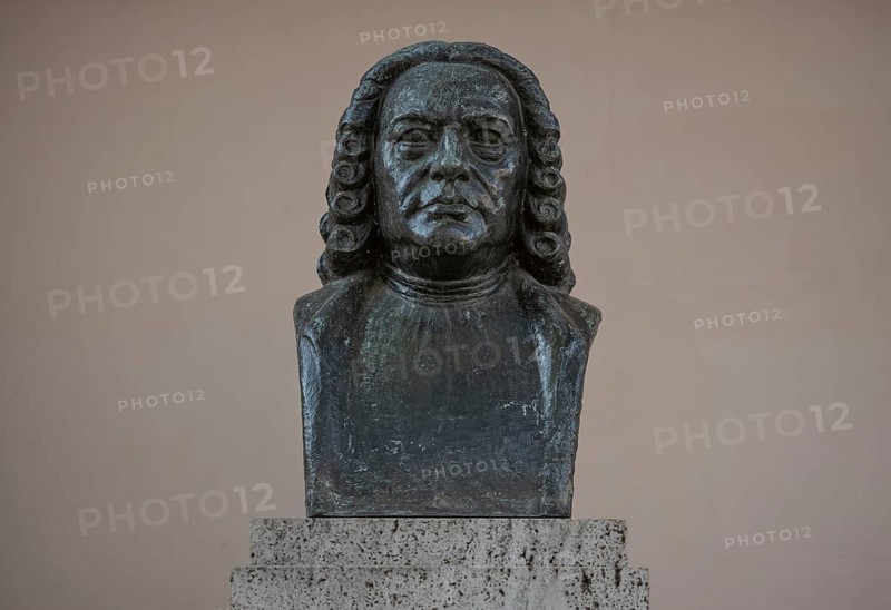 Monument to Johann Sebastian Bach with bust