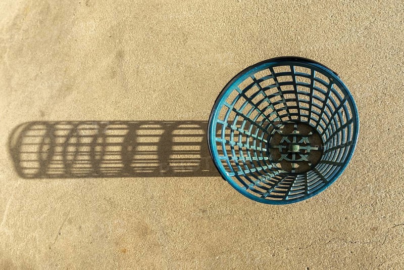 Plastic Golf Range Basket with Shadow