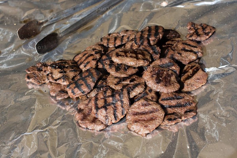 Turkish minced meatballs are on the grilled to be cooked