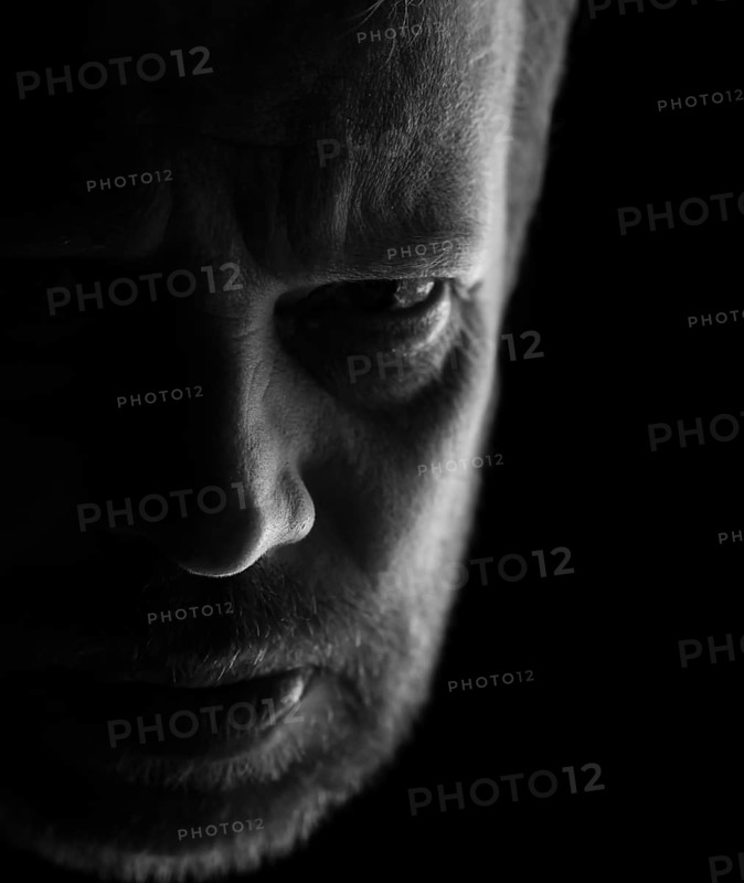 Headshot of a Mature Handsome Man with Beard in Switzerland