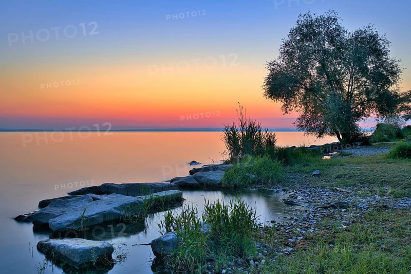 Lake Constance in front of sunrise