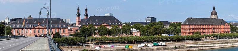 State Parliament Electoral Palace Panorama Mainz Germany