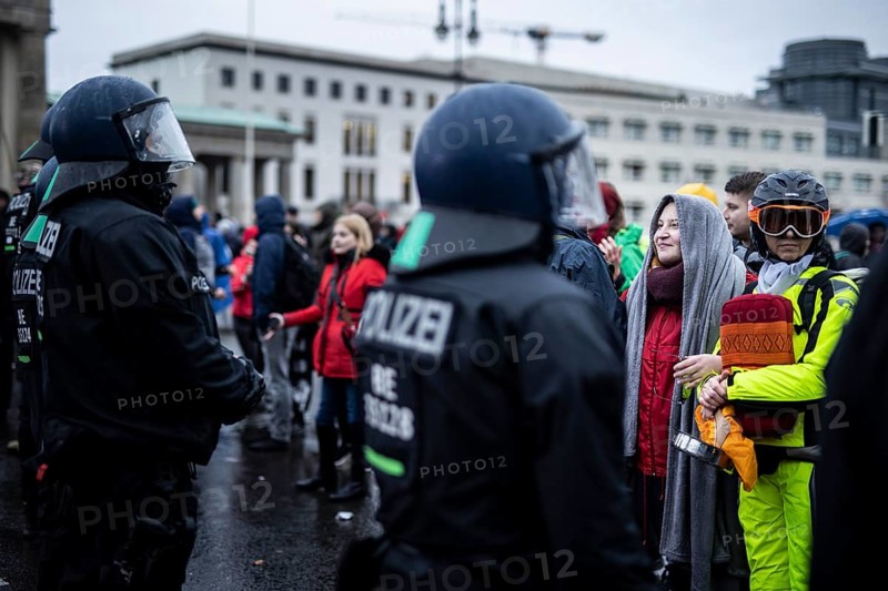 Demonstration against the reformed Infection Protection Act by Corona sceptics