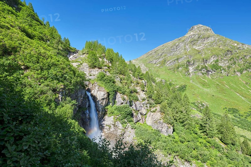 Waterfall with front Kesselkopf