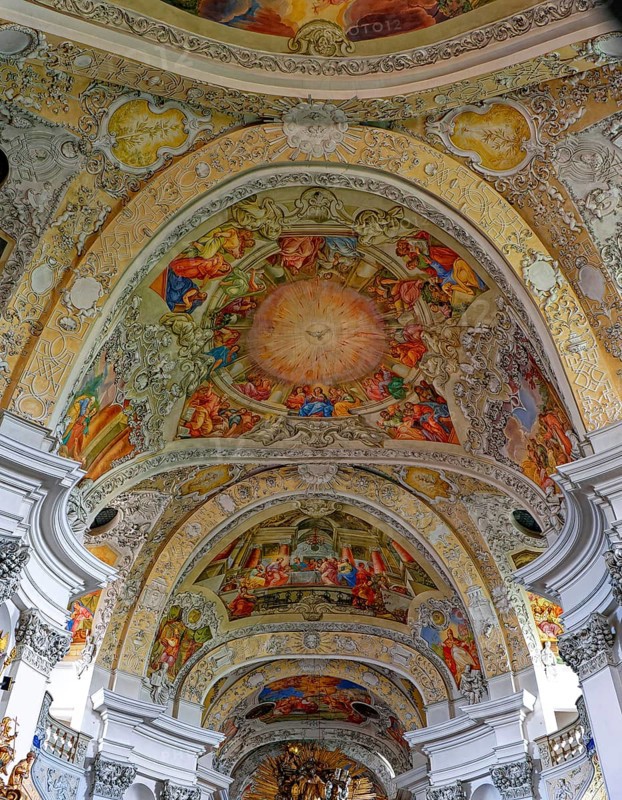 Ceiling fresco of the Banz Monastery Church