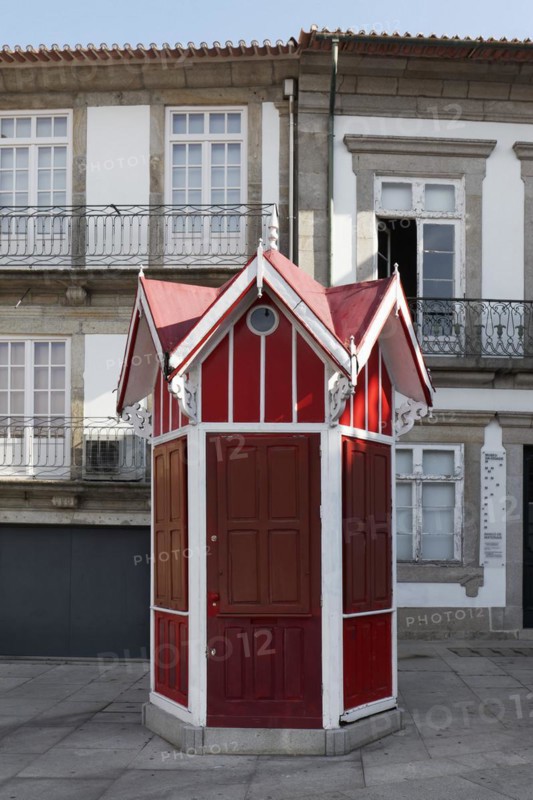 Historic wooden kiosk