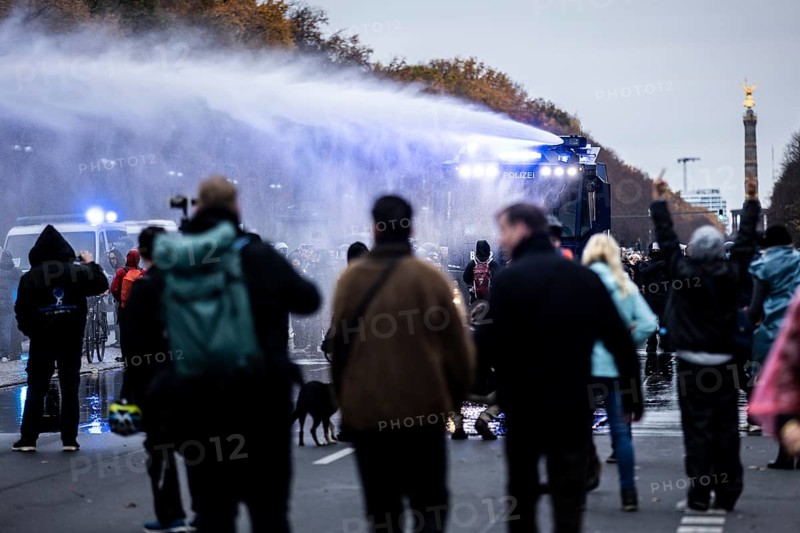 Demonstration against the reformed Infection Protection Act by Corona sceptics