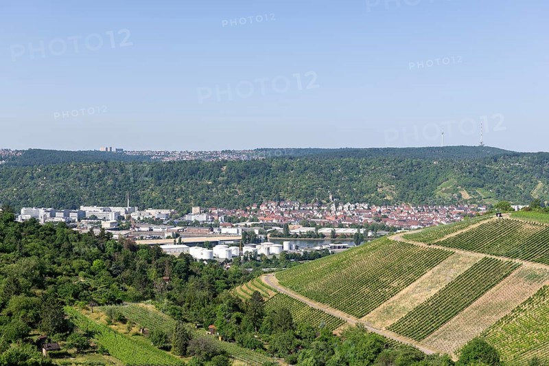 View of the oil port of Stuttgart at Nordkai