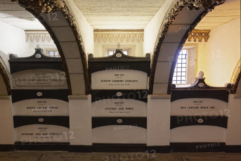 Crypt with tombs