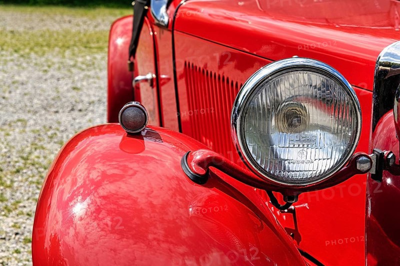 Red MG convertible