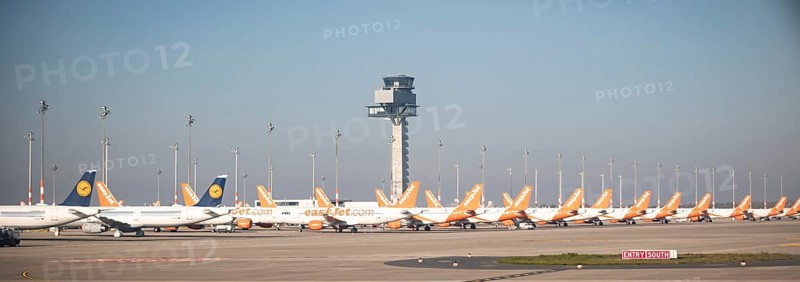 Easyjet aircraft at Berlin-Brandenbunr Airport