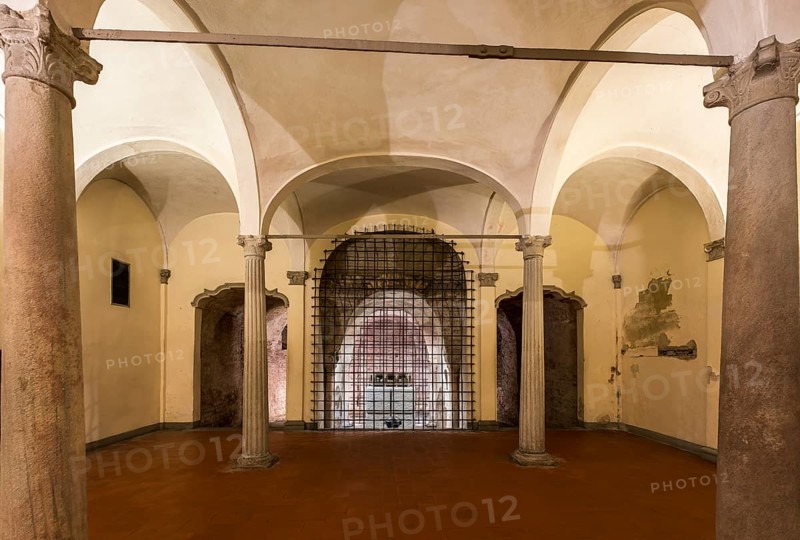 Crypt with the shrine of the relics of Saint Secondo