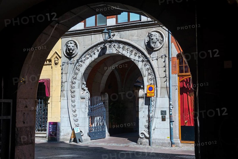 Art Nouveau gateway