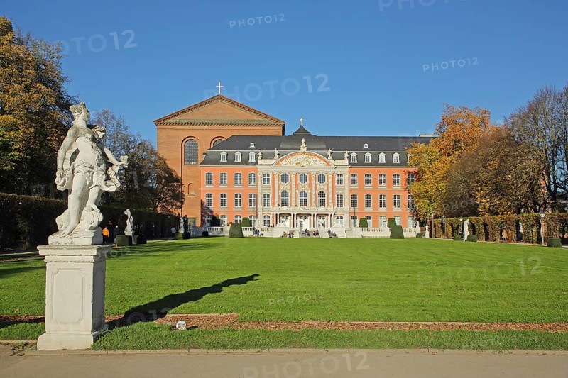Palace Garden with Statues